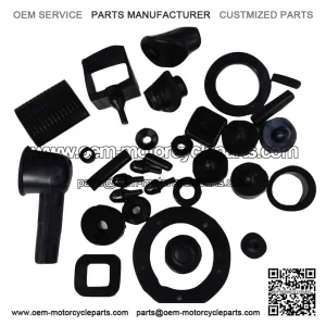 29-Piece Black Rubber Grommet Kit ?C includes new brake pedal rubber, fits PX/LML/P etc.