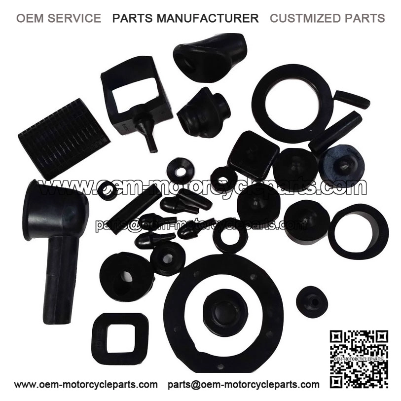 29-Piece Black Rubber Grommet Kit ?C includes new brake pedal rubber, fits PX/LML/P etc.