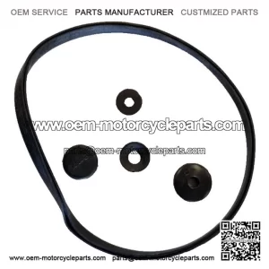 5-Piece Carburettor Box & Fuel Tap Rubber Sealing Kit for Vespa PX & LML.