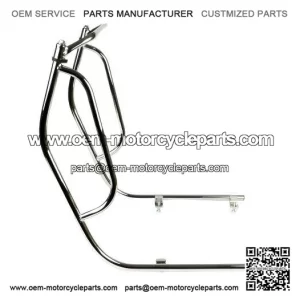 Chrome Legshield Crashbars / Side Floor Protectors for Vespa PX & LML 125/150/200.