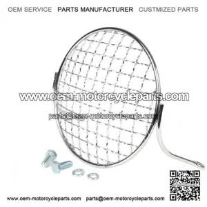 Classic Metal Chrome Headlight Grill (Protector) for Vespa PX, LML & T5 125/150/200.