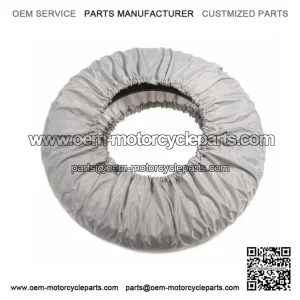 10 Inch Grey Elasticated Nylon Wheel Cover, Vespa PX, RALLY, GS, SS