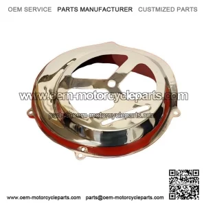 GS-Style Polished Stainless Steel Flywheel Cover, Vespa PX125E, PX150E, PX200E Elestart