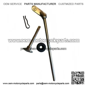 Chrome Petrol Lever / Fuel Choke Rubber and Clip Set for Vespa PX & LML.