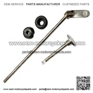 Set of 4 Petrol Lever / Fuel Choke Rubbers and Clips for Vespa PX, LML, Star & Stella.