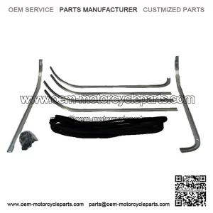 Mat Retaining Strip Set & Carpet Pedal Kit, Piaggio Vespa PX 125, 150, 200