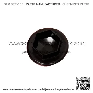 Piaggio Black ABS Plastic Flywheel Nut Cover for VESPA PX, T5 & COSA.