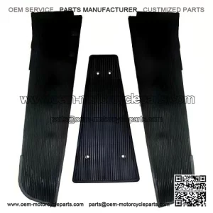Rubber Floor Mat Set (Left/High/Right with Centre Mat) for Vespa PX, LML, T5 & PE.