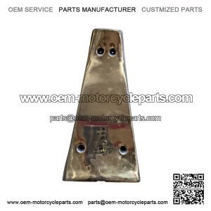 Polished Stainless Steel Centre Floor Mat, Vespa PX, PE, LML 2T, T5 Classic
