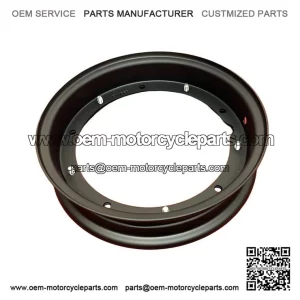 Grade A Black Satin Painted 10-Inch Steel Split Wheel Rims for VESPA PX, PE, PK, T5 & LML.