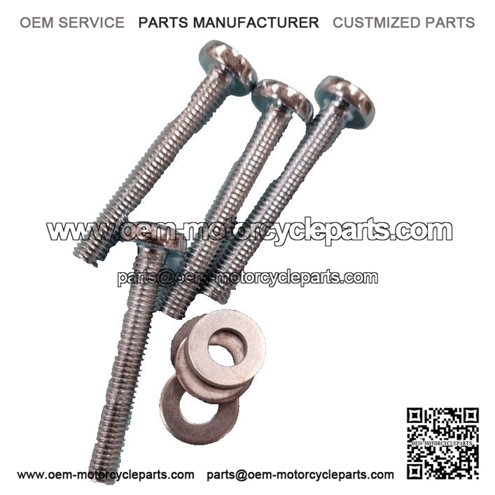 Classic Headset Top Fixing Screw Kit for Vespa PX, LML & T5 ?C Set of 4 Screws with Washers.