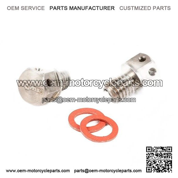 Oil Drain Screw Set (M8x8mm with Neodymium Magnet) for Vespa PX, T5 & Cosa.