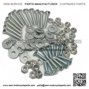 Floor Runner Screw Fixing Kit (Bolts, Nuts & Washers) for Vespa PX & LML Scooters.