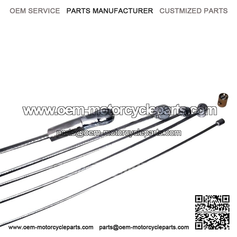 Inner Cable Set (inc. Extra Long Throttle) for Vespa P200E / EFL / PX Disc Models.