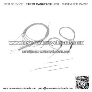 Original Cable Set with PE Inner Liner for Vespa PX 200 E & VSX1T (-86).