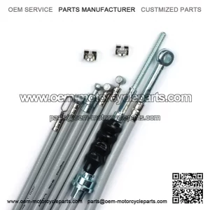 Cable Set with Silk Liner for Vespa PX Lusso (1984-Onwards).