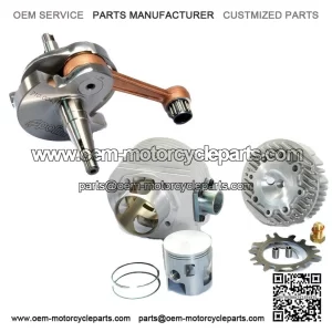 177cc Aluminium Cylinder Kit + Early Engine Shaft for VESPA PX 125.