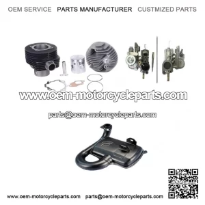 177cc Cylinder Modification Kit ?C includes Carburetor 24 S/Mix + Exhaust for Vespa PX 150.