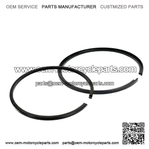 Standard Piston Top (Dykes Ring) & Bottom Rings for Piaggio Vespa PX125.