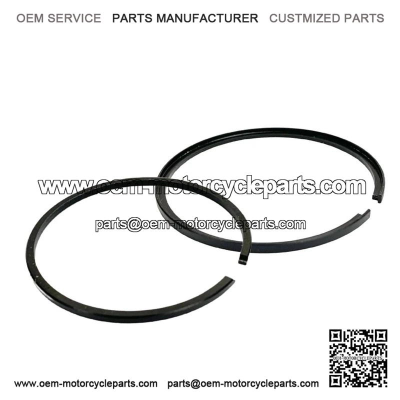 Standard Piston Top (Dykes Ring) & Bottom Rings for Piaggio Vespa PX125.