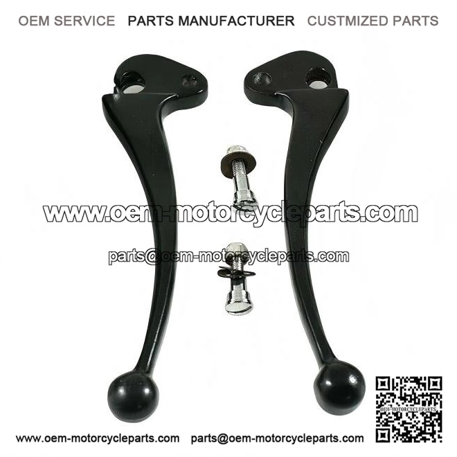 Black Clutch & Brake Lever Set (Non-Disc Model) for VESPA PX, LML, STAR & STELLA.