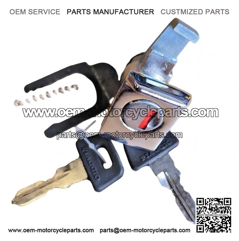 Chrome Toolbox/Glovebox Lock for Vespa PX, PE, MK1 & ET3.