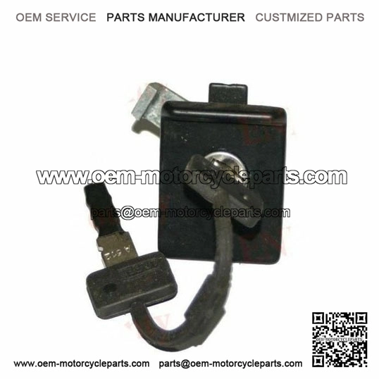 Black Colour Glove/Tool Box Lock Replacement with 2 Keys for Vespa PX, PE 150, LML & NV.