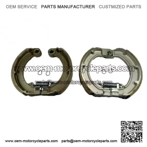 Pair of Front/Rear Brake Shoes with Spares for Vespa PX, LML & T5 ?C 10 Inch.