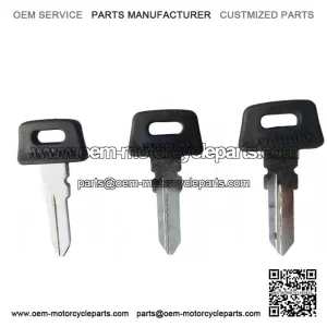 3 x Blank Keys to fit Piaggio Vespa ?C fits PK XL/XL2, PX Lusso & T5.