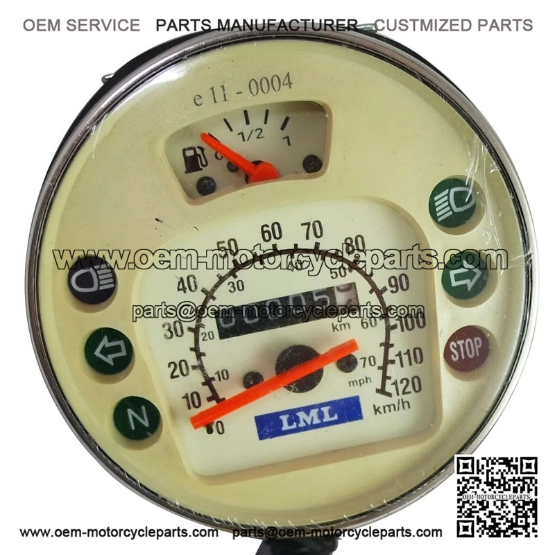 Speedometer Assembly (120 Kmph) for Vespa PX, LML, PX125, PX150, VBX, VNX & Stella.
