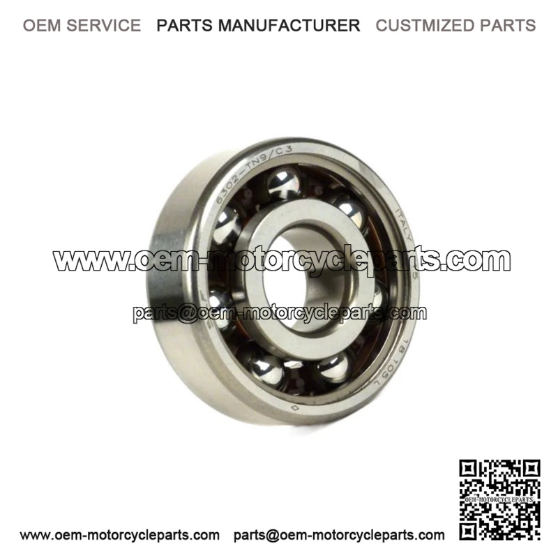 Clustershaft (Input Shaft) Bearing 6302 for Piaggio Vespa PX200, LML Star & Cosa 200.