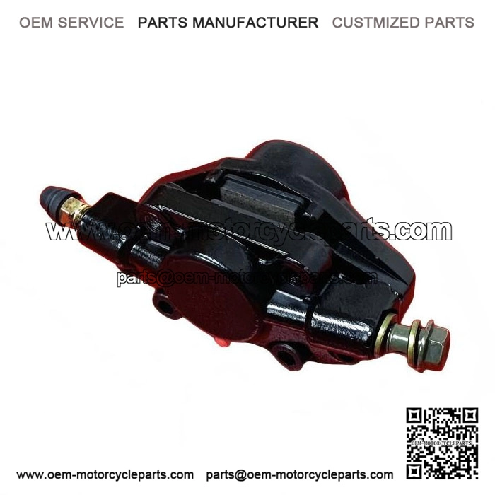 Black Front Disc Brake Caliper with Brake Pads for VESPA PX DISC & LML STAR.