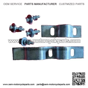Centre Stand Brackets with Fixing Bolts & Nuts for Vespa PX & LML.