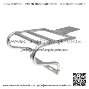 Chrome Rear Luggage Rack / Top Box Carrier for Vespa PX80, PX125, PX150 & PX200.