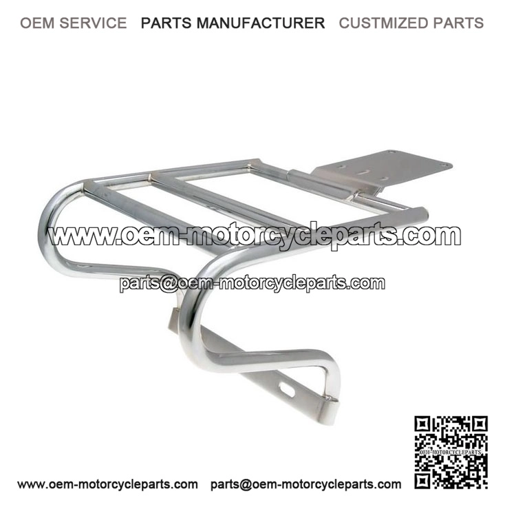 Chrome Rear Luggage Rack / Top Box Carrier for Vespa PX80, PX125, PX150 & PX200.