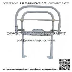 White Rear Carrier Rack for Piaggio Vespa PX.