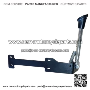 Chrome Side Stand / Prop Kickstand for Vespa PX, LML, T5, Sprint, GTR, GT, GS & SS (10-inch).