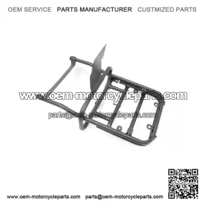 Black Rear Rack / Folding Carrier to fit VESPA PX, LML, STAR & STELLA.
