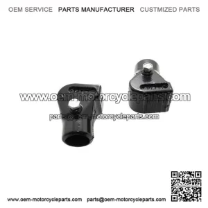 Brand New Pair of Black Alloy Stand Feet for VESPA PX, T5 & LML (#VP456).