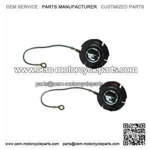 Front Blinker / Indicator Bulb Holder Set for Vespa PX, LML, Star & Stella.
