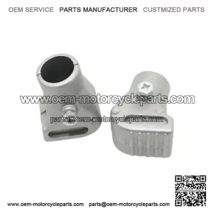 PAIR OF MAIN STAND SHOE FEET (GREY) ?C Fits Vespa PX, LML, Star, Stella Models