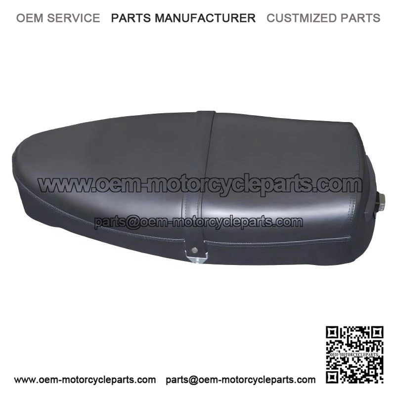 Original-Style Direct Replacement Seat for Vespa PX, Black, Part No.0722N