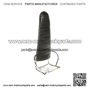 CHROME JIMMY?STYLE PASSENGER BACK REST ?C Fits Vespa PX, PE, T5 Classic, LML Star, Cuppini