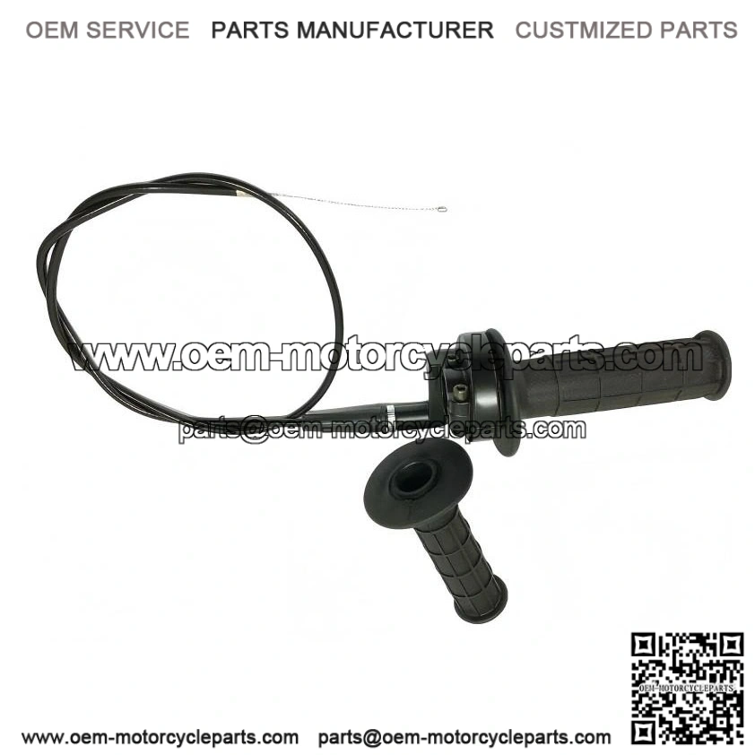 Throttle Cable & Twist Handlebar Casting for Honda CT70 Trail 1969?C1974 (7/8" Bar) - Image 2