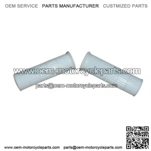 White Handlebar Throttle Grip ?C Pair ?C for Honda Z50 PC50 ?C #53165-063 / #53166-063