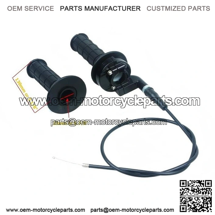 Throttle Cable & Handlebar Grip Casting for Honda CRF70F 2004?C2012 (7/8" Bar)