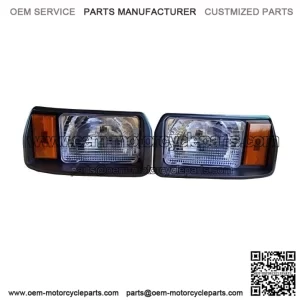Club Car DS Golf Cart Headlights, Left and Right, Direct Fit Style