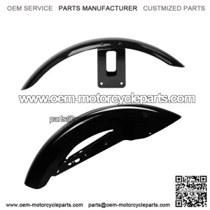 Front & Rear Fenders ?C Vivid Black ?C for Harley Sportster XL 1200 883 2004?C2022